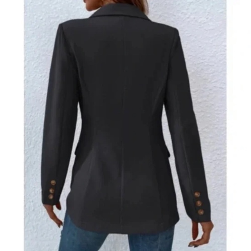 Classic Button Work Jacket Coat Blazer - Picture 6 of 15